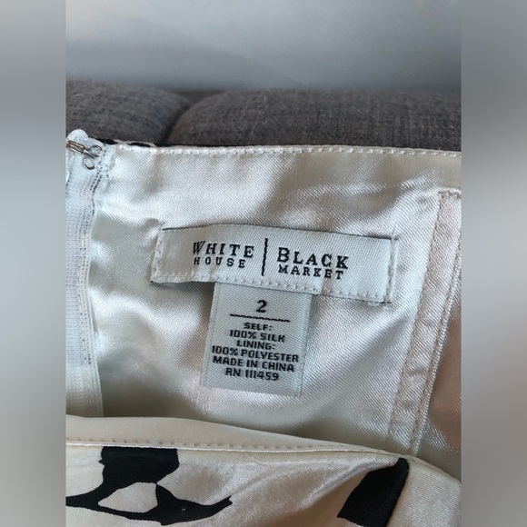 White House black market silk dress - Picture 5 of 5